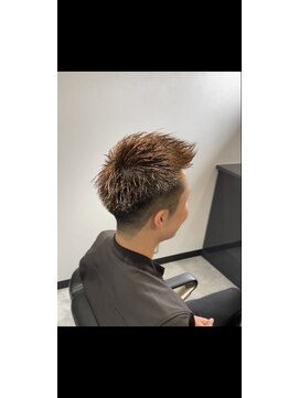 ボルド(MEN'S HAIR SALON BORDO) ジェットモヒカン×ナチュラルブラウン