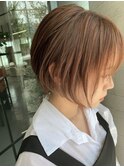 丸みショートは大人っぽく可愛く切ります◎
