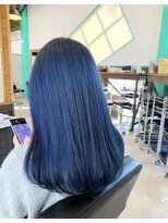アグ ヘアー パルス 清水駅前店(Agu hair pulse) 透明感ネイビーブルー