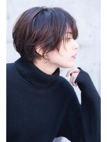 ケアリー 武蔵小杉(Carelly)&nbsp;大人かわいい前髪セシルカットココアブラウンフリンジウェーブ