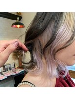 ボアップ 京橋店(boappu)&nbsp;#ホワイトカラー#インナーカラー#ケアブリーチ