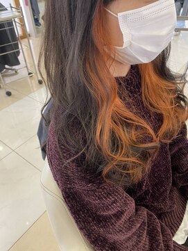 アイコニック 豊田店(ICONIQ) インナーカラー/オレンジインナーカラー/オレンジ