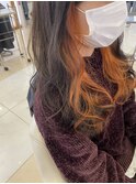 インナーカラー/オレンジインナーカラー/オレンジ