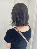ヘアーデザイン シュシュ(hair design Chou Chou by Yone)&nbsp;ブルーグレージュ/ダークグレージュ/切りっぱなしボブ