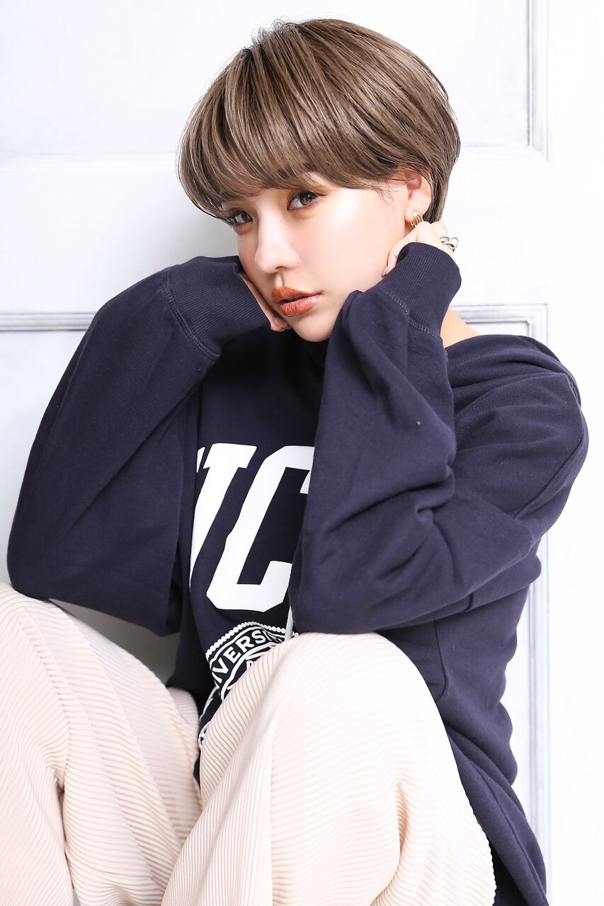 イルミナ ハイライトカラー マッシュルーム 小顔：L163513184