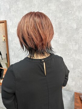 シールドヘアプロデュース(C’LD hair produce) 【 C’LD 】ショートウルフ/ウルフカット/コーラルピンク/ウルフ
