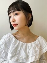 ラフ フロム ガーデン(Laf from GARDEN)&nbsp;切りっぱなしボブ/美髪のススメ/韓国風/似合わせカット