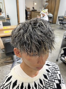 エルオム(EL.HOMME) 【TAKASHI】ツイスパ金メッシュ