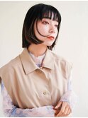 外ハネボブ/セクションカラー/グラデーションカラー/新宿
