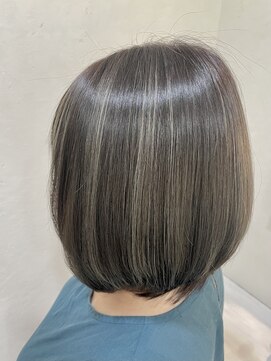 ヘアースペースブルーム リアン 岡町店(HAIR SPACE BLOOM Lien) 【岡町/ハイライト】アッシュベージュ3Dカラー