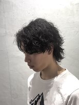 ガオプロデュースバイレボ(gao produced by revo)&nbsp;【曽我尾真生】波巻きパーマ/センターパート/ウルフ