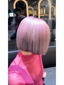 サロンドミルク 新百合ヶ丘店(salon de MiLK) ミルクティーベージュグレージュダブルカラーケアブリーチ