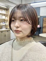 ノア 奈良駅前店(NoA)&nbsp;ボブ　シースルーバングボブ　ボブ奈良　近鉄奈良　田村梨乃
