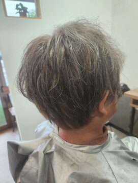 テーラヘアー 土気あすみが丘店(TELA HAIR) 白髪ぼかしハイライト×ショート