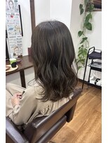 フラワー(flower)&nbsp;ブリーチなし質感再整カラー/オリーブ系カラー