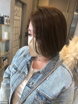 ジーナ 船橋(Zina) 髪質改善＊マチルダボブアッシュカラー＊美髪【Zina船橋】