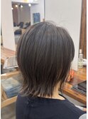 ミニウルフ　美髪　外ハネボブ　イメチェン