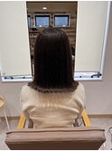 切りっぱなしカット