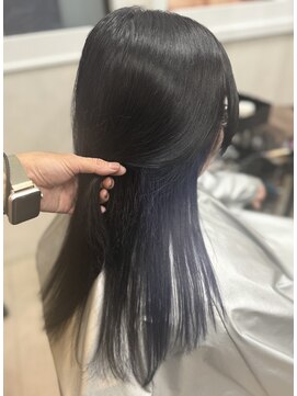 エモ(emo) チラ見せネイビー☆