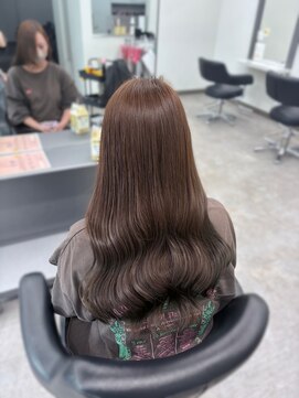 ガルボヘアー 桟橋店(garbo hair) オリーブベージュオイルカラー高知美容院