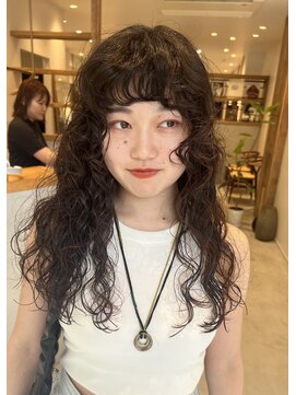 シアン 矢場町店(CYAN.) しっかり上からなみなみウェーブパーマ