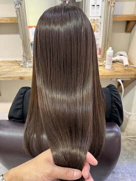 アンジェ(ange) カシミヤストレート