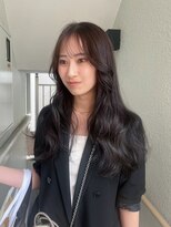 ローレンジウ(LOREN JU)&nbsp;ミディアムヘア/暗めカラー/グランマッシュ/名駅/レイヤーカット