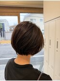 丸みショートボブ