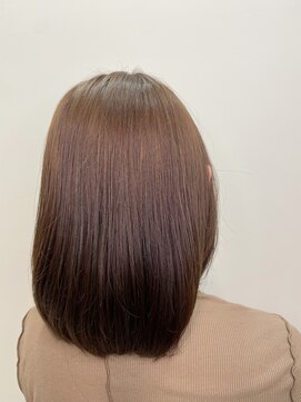ファム 十日市店(femme) ミディアムボブ×秋ベージュ