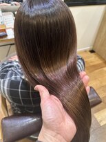 テラスヘア 三条(TERRACEhair) 冬に映える!ツヤ上品ピンクベージュ