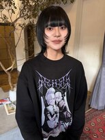 ヘアーアイスカルテット(HAIR ICI QUARTET)&nbsp;大人可愛い◎冬の黒髪ウルフで透明感と抜け感