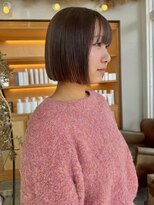 ユラギフロムユイマァル 水島店(YURAGI from YUIMARL)&nbsp;クールショート30代40代50代グレージュブリーチカラーボブ