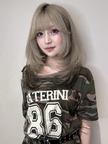 アクシス ナゴヤ(AXIS NAGOYA)&nbsp;ワンホンレイヤー/ミルクティーブロンド/ダークブルー/名古屋駅