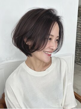 アブニールドール 大山台店 ミルクティーブロンド/ダークブルー/デジタルパーマ/柏の葉