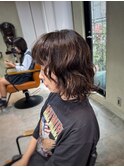 【山本智文】デザインボブパーマ