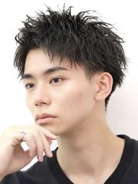 アーリー(Ali'i)&nbsp;ツイストスパイラルパーマナチュラルショートアップバング眉毛