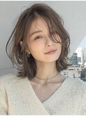 【イエベ春20代】フォギーベージュボブ