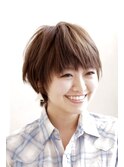 イマドキ女子の新定番☆小顔ショートレイヤー