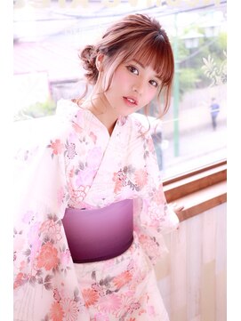 ネオリーブクレア 綱島店(Neolive Krea) インスタ映え♪オシャレ浴衣アレンジ 浴衣髪型 浴衣ヘア