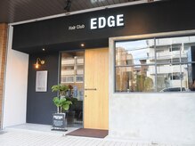 ヘアー クラブ エッジ(Hair club EDGE)の雰囲気（シックでお洒落な外観★）