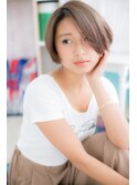 グラデカラーでグラマラス☆ナチュラルボブb