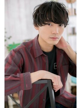 ヘアアンドビューティー ミック(Hair & Beauty miq) 束感ショート★黒髪アクティブランダムパーマc1