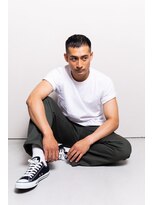 レンゲン(LENGEN)&nbsp;七三オールバックかき上げヘアコンマヘア1９