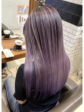 シエラ 心斎橋(CIERA.) CIERA.バレイヤージュ×イルミナカラー【オーキッド】