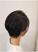 ハンサムショート 前髪なし 30代 40代