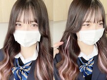 SNSで人気爆発中☆インナーカラーエクステ♪貴女だけの特別なデザインを楽しめるお洒落女子御用達アイテム.