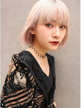 キティン 吉祥寺(kitin) 《kitin吉祥寺》　透明感　ブロンドカラー　ボブスタイル