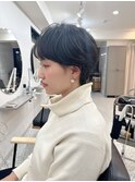 大人可愛い30代40代50ショートボブショート丸みショート