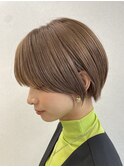 イメチェン/ショート/ベージュ/グレージュ/髪質改善