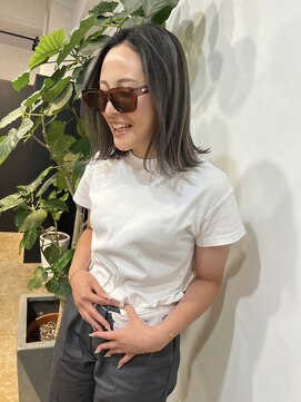 メリー オオサカ(Merly Osaka) オールシーズン似合うバレイヤージュ_smoky gray_